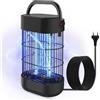 EUQQZU Lampada Antizanzare, 14W Efficacemente 60㎡ Luce UV Assassino di Insetti Elettrico Assassino di Mosche da Interno Non Tossico Trappola per Zanzare per Camera da Letto Cucina Patio