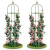 LATERN 1 Pezzi Traliccio da Giardino a Forma di Obelisco per Piante Rampicanti, 180CM Alto Struttura per Traliccio per Piante Rampicanti in Metallo per Vasi Pianta Rosa Cetriolo Fiori Pisello (Verde)