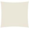 vidaXL Vela Parasole in Tela Oxford Quadrata 2,5x2,5 m Crema