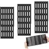 Nordic Bbq Store Set di 3 griglie regolabili - 15 cm di larghezza, griglia di ricambio universale per barbecue, griglie di cottura universali per barbecue a gas, estendibili da 31 cm a 48 cm di profondità, in acciaio
