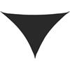vidaXL Parasole a Vela Oxford Triangolare 5x6x6 m Nero
