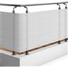 Sol Royal SolVision HB2 Frangivista Balcone 100x500 cm Bianco
