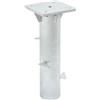 vidaXL Base per Ombrellone Interrata Argento 16x16x39,5 cm Acciaio