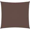 vidaXL Vela Parasole in Tela Oxford Quadrata 2x2 m Marrone