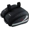 A-Pro Side -Coppia Borse larerali in tessuto, Per Sport / Touring / Scooter / Enduro / Custom, Impermeabili, 18L, Nero, 43 x 24 x 20 cm