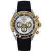 Lorenz Chrono 26176BB Cronografo da uomo con cinturino in gomma sub 100 metri
