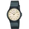 Casio MQ24-9B - Orologio unisex con quadrante militare, cinturino in gomma nera, analogico a 3 lancette, stile casual