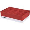 osama home PANTONE Organizer Armadio e Cassetti Salvaspazio 1 Pezzo 12 Scomparti Biancheria Accessori, Organizer Cassetti Bagno Camera Portaoggetti, Organizzatore Armadio e Cassetti Pieghevole 32x22x10 cm