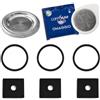 Gianto Kit 1 filtro porta cialda 44 mm + 3 Guarnizioni O-Ring + 3 Spessori compatibili con Didiesse Frog - Ricambio per Macchina da Caffè a Cialde ESE 44 mm