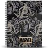 KARACTERMANIA Marvel Thanos-Quaderno a Quadretti DIN A4