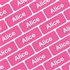 My Nametags® 175 Mini Adesivi Personalizzati | Etichette per Materiale Scolastico: Penne, Matite, Pennarelli e Altro | Mini Etichette Impermeabili senza Ferro per Tutte le Età | Rosa Intenso