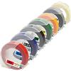 Yellow Yeti 7 Cassette Nastri S0898150 S0898140 S0898130 S0898160 Bianco su Rosso Blu Nero Verde Giallo Trasparente Argento 9mm x 3m Etichette compatibili per Etichettatrici DYMO Junior S0717900 Omega