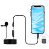 Saramonic Microfono Lavalier Lightning, microfono da bavero Saramonic LavMicro U1B universale con adattatore Lightning Plug compatibile con iPhone 11 10 X 8 7 MAC iPad YouTube Video Facebook Live (20ft)