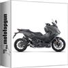 MOTOTOPGUN arrow scarico omologato corto indy-race evo alluminio nero fondello carby compatibile con honda forza 750 2026 mototopgun std 73523aknc