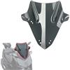 GFARDMOTO Parabrezza per moto, deflettore per parabrezza anteriore per YAMAHA X-Max 125 X-MAX250 XMAX300 X MAX400 2023-2024 (Fumo nero)