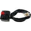 2EXTREME interruttore manubrio sinistro 8 poli compatibile con Derbi Senda | Unità nera: frecce, luci e clacson; compatibile con Aprilia SX 50, compatibile con Gilera SMT e RCR; riferimento 00H02305381