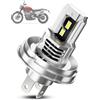 SUPAREE LED P45T Lampadina P45T LED H5 R2 Moto 500% 10000LM 6000K Bianco