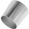Motoforti Gomito Riduttore Concentrico Per Scarico Argento 1pc 2.5-3 | Acciaio Inossidabile 304, Ingresso 63mm, Uscita 76mm, Lunghezza 70mm, Spessore 1.5mm, Per Auto