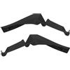 AugustknowU Set di finitura paraurti anteriore sinistro destro per Land per Rover Range Rover Evoque 2012-2016 Parti di ricambio esterne in plastica nera LR028551 LR028550 (1 coppia)