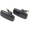 Generic Freccia laterale Compatibile Con Dodge Per Avenger 2007-2016 Luce Di Posizione Laterale Dinamica Indicatore Di Direzione Sequenziale OEM 4806224AE(Smoked)