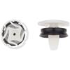 HARPRA 10 pezzi bianco nylon porta Trim pannello clip di montaggio fissaggio kit di ricambio compatibile con Renault Peugeot 7703077476