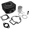 VANEZ kit cilindro 50 cc due tempi compatibile con PIAGGIO Zip, senza testa
