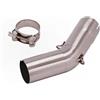 CFSJRXZ Motociclette Scarico Tubo Tubo Di Scarico Centrale Per Motocicletta Per BMW C650 C600 Sport C650GT 2012-2020 C 650 GT Collegamento Centrale Connettore Slip-on Silenziatori(Colore 3)