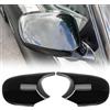 GEARMONSTER Calotte per specchietto retrovisore auto, ricambio per specchietto retrovisore, compatibile con BMW E90 E91 E92 E93 LCI 2008-2013, nero lucido, 1 paio