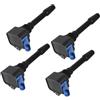 Pexorin Bobina Accensione Bobine Accensione, for Fiat, for 500l, for 500x, for Doblo, for Linea, for Tipo Accessori 55270223 Confezione Bobine Accensione pacco bobina accensione auto(BLACK Rear right)