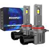 BEAMFLY 9012 Lampadine LED 32000LM, HIR2 Kit Fari Auto 100W Alta Potenza, 6500K Luce Bianco Forte