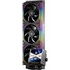 THERMALRLGHT Thermalright TR Peerless Vision 360 ARGB Black CPU, con 3 ventole PWM per splicing wireless 2000 RPM, schermo LCD con risoluzione 480 x 480, per display LCD Intel LGA1851,3,95"