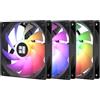 THERMALRLGHT Thermalright TR TL-C12C-S X3 Ventola CPU,confezione da 3 pezzi,ventola 120mm,effetto luminoso ARGB da 5V,interfaccia LED a 3 poli,assorbimento degli urti,alimentatore PWM a 4 poli,velocità