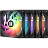 THERMALRLGHT Ventola di raffreddamento per CPU Thermalright-TR TL-C12C-S X5, ventola nera, ventola per PC con velocità di rotazione di 1550 U/min, dissipatore di calore per computer da 120 mm, ventola di controllo