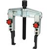 KS Tools 620.0062 Estrattore universale a serraggio rapido, 2 bracci con gancio estremamente sottile e allungato, 20-90mm, 120mm, 2,5t