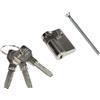 CISA 10E30402012, Mezzo Cilindro Europeo Asix, Ottone nichelato, 30/10 mm