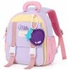 Glimmerday Zaini Asilo Personalizzati per Bambini Grazioso Zainetto da Scuola con Personaggi dei Cartoni Animati e Nome per Bambino, Bambi, Neonati, Scuola Infanzia e Regalo per Bambo