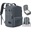 HPLQQ Zaino Ryanair 40x30x20 Zaino Sottovuoto da Viaggio con Pompa Aereo Bagaglio a Mano Easyjet 45x36x20 Borsa da Cabina per Uomo e Donna Lavoro e Scuola Casual Daypack Impermeabile