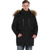 Extreme Pop Gacche Invernali da Uomo piumini e Parka Impermeabili in Pura Piuma D'Oca Bianca con Cappuccio English Brand S/XXL