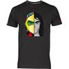 Blasfemus T-Shirt Uomo Actarus UFO Robot Cartoni Anni 80 (S, Nero)