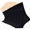 Puma Classic Casual Business - Calze da uomo, confezione da 10 pezzi, colore nero, 39-42