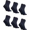 DANISH ENDURANCE Calzini Uomo Fibra di Bambù, 6 Paia, Blu Scuro, 39-42