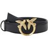 Pinko Cintura Nero/antique Gold 100125A0F1 NERO/ANTIQUE GOLD L
