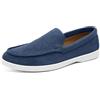 Dasongff Mocassini e Loafers Uomo Scarpe Barca e Mocassini da Uomo in Pelle Durevole con Fodera Traspirante Stivaletto Confortevole per Esterni, Guida, Escursionismo, Lavoro 2025, Blu 2, 48 EU