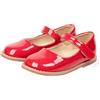 Dasongff Ballerina principessa glitter shinning ragazza scarpa Mary Jane Bowknot 2-7 anni bambino per matrimonio, compleanno, travestimento, cosplay, rosso, 31.5 EU