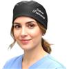 Mama's Cuffie/Berretto Personalizzato con Mone Ricamato Incluso chirurgiche Donna e Uomo Infirmieri Dentisti Medici Ospedale pediatrica Sala operatoria (3 Grigio)