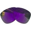 Wetnenss Lenti di ricambio per Oakley Frogskins OO9013 | Frogskins Asian Fit (AF) OO9245 polarizzate spessore 1,5 mm prevenzione del sale resistente agli oli (rosso scuro), viola., 55*43mm