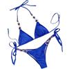 EODJXIO Costume Piscina Donna Intero con Pantalo Rosso Due Pezzi Costumi Bagno Modellanti Slip mestruale da Vestito Copricostume Interi Curvy
