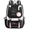 Flyself Kpop Zaino Scuola Ragazze Ragazzi Zaino leggero per la scuola Zaino casual per la scuola superiore per lo studente universitario borsa sportiva