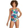 Speedo Traje De baño De Una Pieza Endurance Turnz Tie Back Impreso Costume da Bagno in Un Pezzo Donna (Pacco da 1)