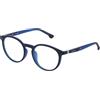 Police Unisex's VPL878 520JEB Sunglasses, Blue, 52